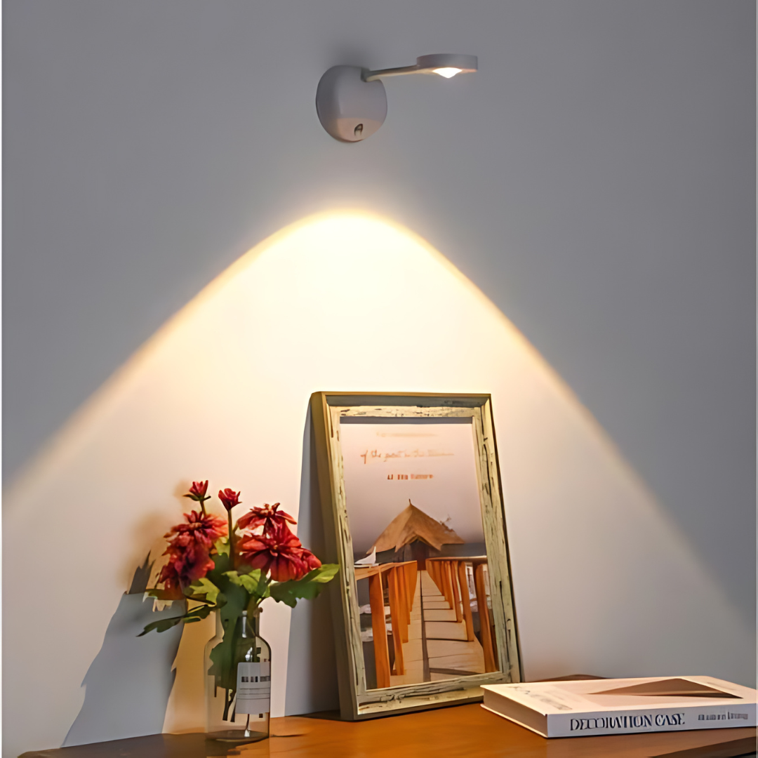 Modern LED Motion Detector Cordless Wall Lamp