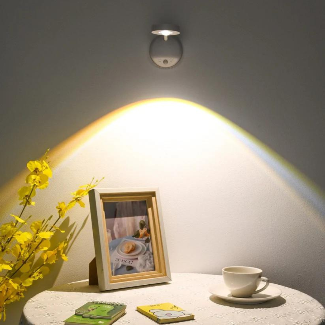 Modern LED Motion Detector Cordless Wall Lamp