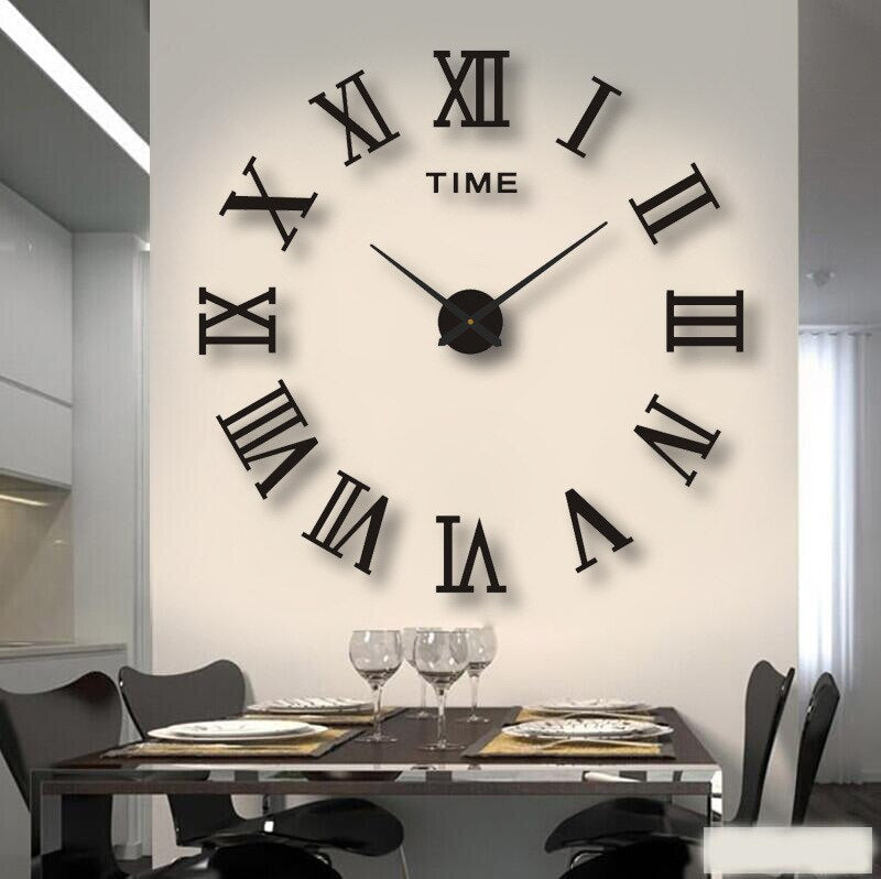 Modern DIY Frameless Wall Clock