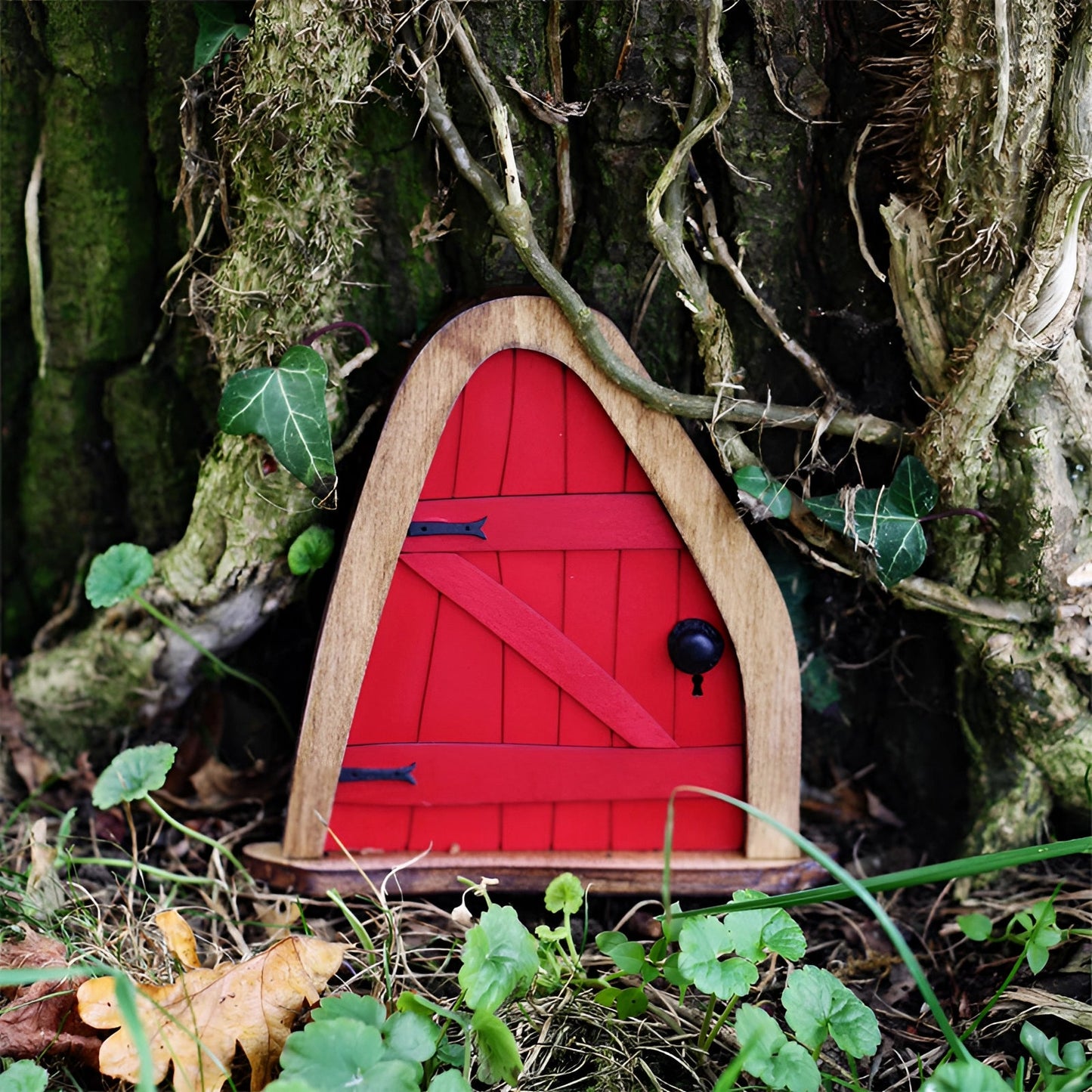 Charming Whimsical Fairy Garden Tree Door