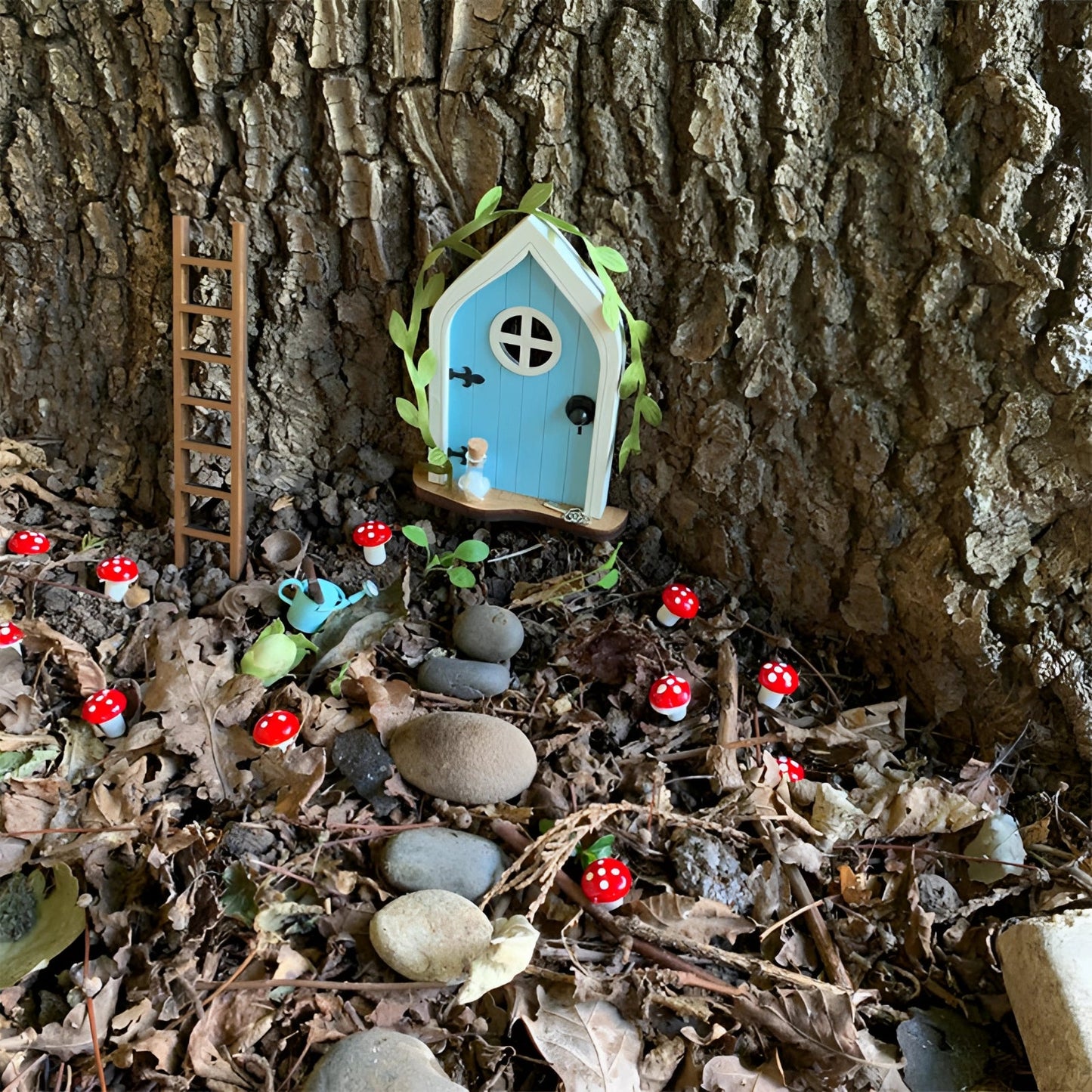 Charming Whimsical Fairy Garden Tree Door