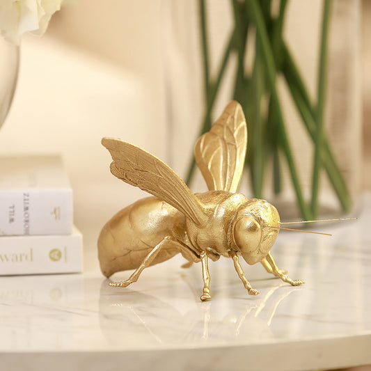 Gold Bee Decorative Figurine